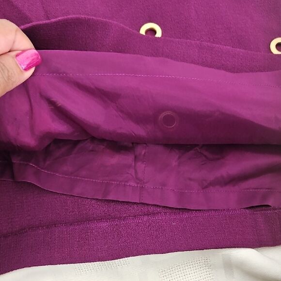 Escada Purple Embellished Pencil Skirt Knee-Length - Picture 6 of 16